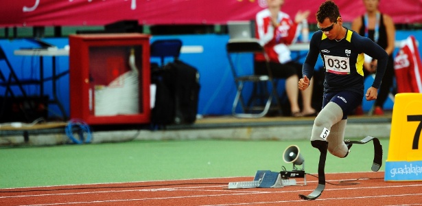 Corredor brasileiro Alan Fonteles, da classe T44, representará o país nos Jogos Paralímpicos de Londres