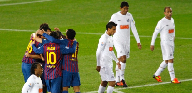 Messi marcou dois golaços na goleada do Barcelona por 4 a 0