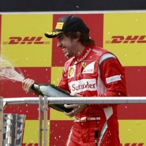 Alonso foi o terceiro colocado no GP da Turquia e levou Ferrari pela primeira vez ao pódio neste ano