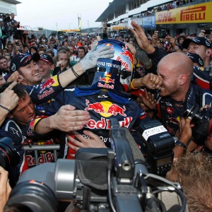 Fórmula 1: Confira a comemoração de Vettel após conquistar o título no Japão