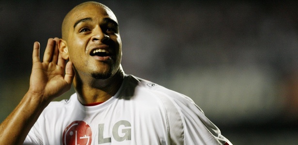 Adriano marcou 17 gols em 28 jogos disputados pelo São Paulo em 2008