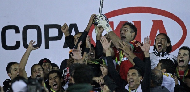 O Vasco foi o último campeão da Copa do Brasil e ganhou a vaga na Libertadores-2012