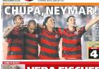 Blog: Jornal provoca após vitória do Flamengo: 'Chupa, Neymar'