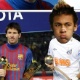 Charge: Messi nega chave da Toyota a Neymar, mas oferece gols