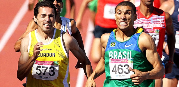 Leandro Prates disputa com equatoriano os metros finais e fica com o ouro por 0s01