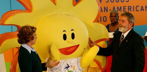 Mascote do Rio-2007 brinca com Lula: Governo Federal ainda deve R$ 36 milhões do Pan