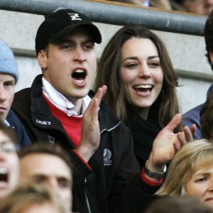 William e Kate assistem a jogo de rúgbi, esporte também admirado pelo príncipe britânico -  REUTERS/Eddie Keogh/Files