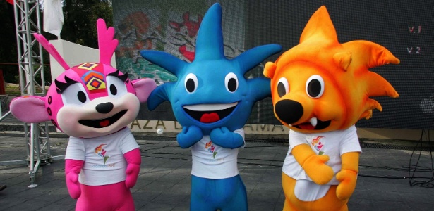 Gavo, Leo e Hiuchi são os mascotes dos Jogos Pan-Americanos de Guadalajara