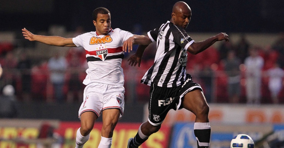 O São Paulo, de Lucas, começou a rodada com 41 pontos, contra 27 do Ceará