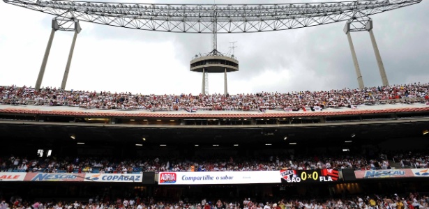 Construção da cobertura do estádio ficaria pronta em 45 dias, diz assessor do clube - Nelson Almeida/UOL