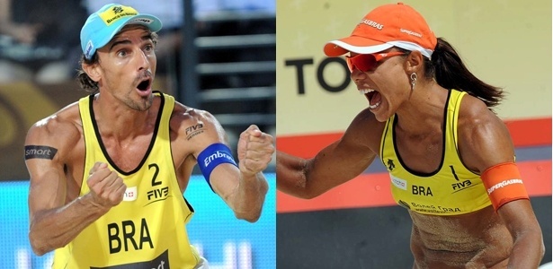 Emanuel e Juliana foram escolhidos pela FIVB como os melhores da temporada 2011 - Maurício Kaye