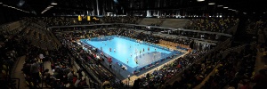 A arena olímpica de handebol, alvo de polêmica após a decisão que mudou seu nome para Caixa de Cobre