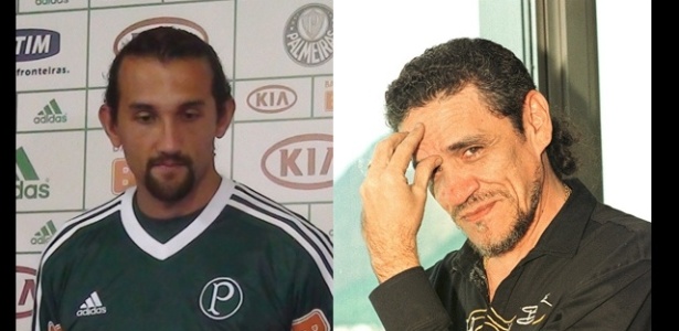 O atacante Hernán Barcos não gostou da comparação com o cantor Zé Ramalho - UOL Esporte