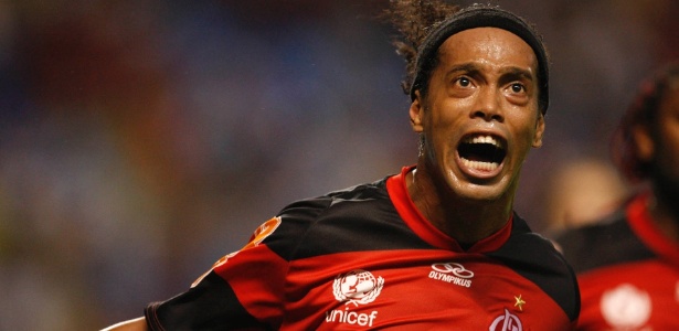 Ronaldinho Gaúcho teve atuação discreta pelo Flamengo na derrota para o Emelec - André Portugal/VIPCOMM