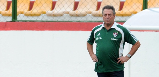 Dhavid Normando/Photocamera Treinador Abel Braga lamentou o fraco aproveitamento nas finalizações do Flu