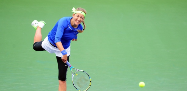 A bielorussa Victoria Azarenka, durante final de Indian Wells, na Califórnia - Harry How/Getty Images/AFP