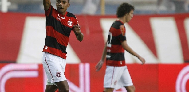 Kleberson comemora gol da vitória do Flamengo no Campeonato Carioca - Alexandre Vidal/FlaImagem
