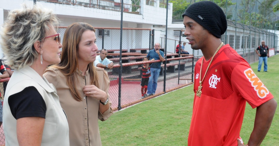 Ana Maria Braga e Patrícia Amorim conversam com Ronaldinho Gaúcho