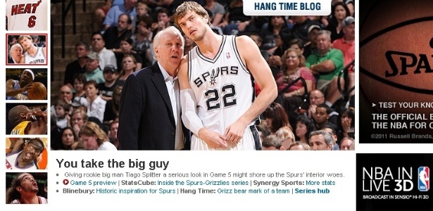 Tiago Splitter é destaque no site da NBA e apontado como possível solução para os Spurs