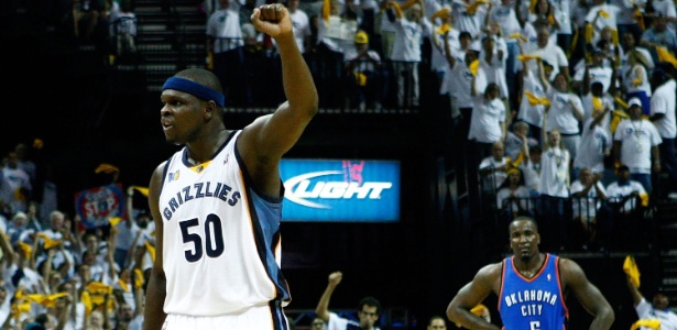 Zach Randolph foi o grande nome da vitória dos Grizzlies sobre o Thunder no Oeste - EFE