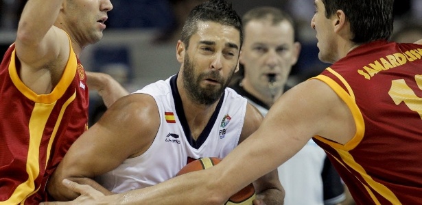 Com 35 pontos, Navarro foi o destaque da Espanha na vitória sobre a Macedônia - EFE/Juanjo Martin