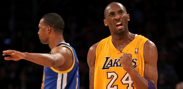 O astro Kobe Bryant tem brilhado na atual temporada da NBA pelo Los Angeles Lakers
