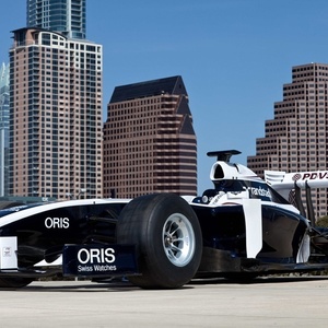 Carro da Williams é exposto em Austin para promover filme sobre Senna e o GP dos EUA - Getty Images