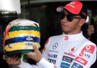 21 anos sem Senna: rumo ao tri, Hamilton se vê como aprendiz do brasileiro - Nacho Doce/Reuters