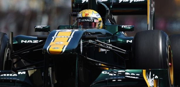 Razia substituiu Jarno Trulli na Lotus no 1º treino livre pelo GP do Brasil em Interlagos - Mark Thompson/Getty Images