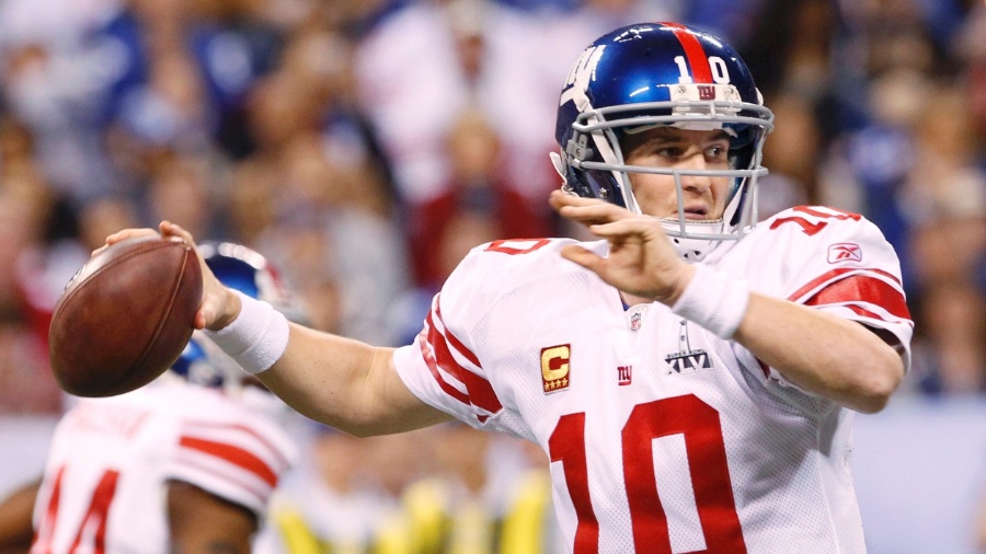Eli Manning durante o Super Bowl - Matt Sullivan/Reuters