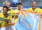 Brasil goleia Argentina e vence eliminatórias sul-americanas no futebol de areia - Diego Mendes/ Divulgação 