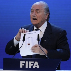 Blatter reiterou que não houve irregularidades na escolha do Qatar como sede do Mundial-2022 - AFP