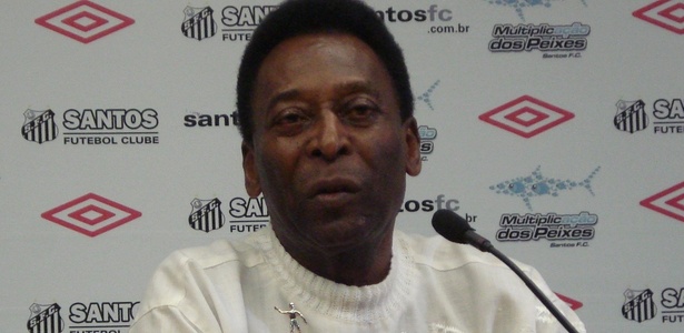 Pelé agradeceu ao Santos - João Henrique Marques/UOL