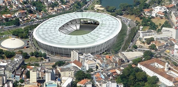 Projeto da Arena Fonte Nova, estádio de Salvador na Copa de 2014