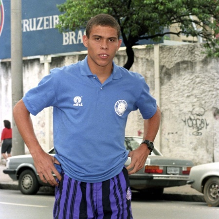 Ronaldo ainda garoto, pelo Cruzeiro - Folhapress