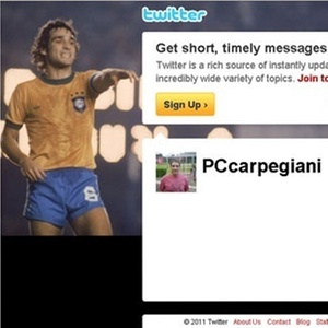 Técnico Paulo César Carpegiani ganha perfil falso no Twitter e já coleciona diversos seguidores - Reprodução/Twitter