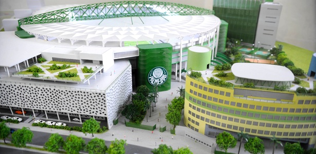 Se seguir o cronograma, nova arena do Palmeiras será lançada em abril de 2013 - Junior Lago/UOL