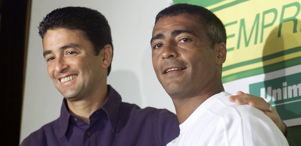 Bebeto e Romário: dupla de ataque do tetracampeonato em 1994 agora está na política - Alexandre Campbell/Folhapress