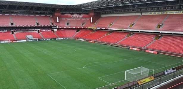 O Atlético-PR não poderá usar a Arena da Baixada, em obras para a Copa de 2014 - Divulgação/Atlético-PR