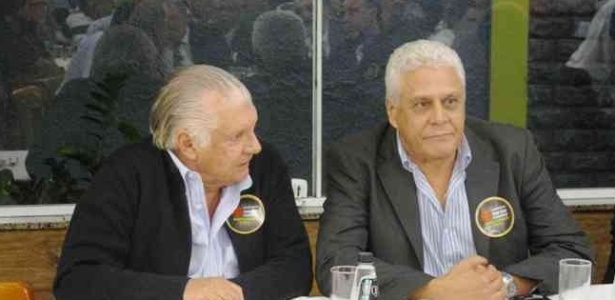 Pela decisão do Conselho, R. Dinamite (d) fica no comando do Vasco até a eleição - Pedro Ivo Almeida/ UOL Esporte
