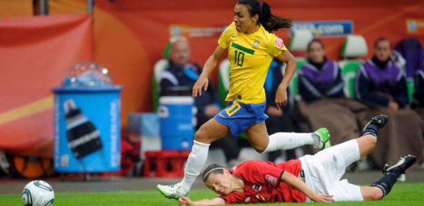 Marta é mais uma vez a grande aposta do Brasil para mais uma vitória no mundial