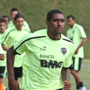 Contratado em maio passado, Jonatas Obina disputou 11 jogos e marcou dois gols pelo Atlético - Bruno Cantini/Site oficial Atlético-MG