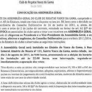 Divulgação/ Site oficial do Vasco