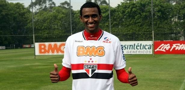 João Filipe, que ainda pertence ao Botafogo, não poderá enfrentar o time carioca - Alex Silva/Divulgação/SPFC