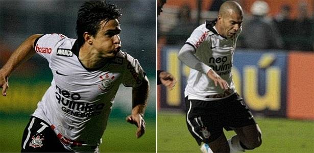 Willian não marca desde 14 de julho, e Sheik não correspondeu na ausência de Liedson - Arte UOL / Fotos Daniel Marenco e Juca Varella / Folhapress 