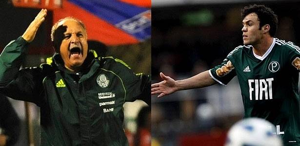 Kleber protagonizou uma briga feia com Felipão e acabou afastado do Palmeiras  - Almeida Rocha/Folhapress e Junior Lago/UOL