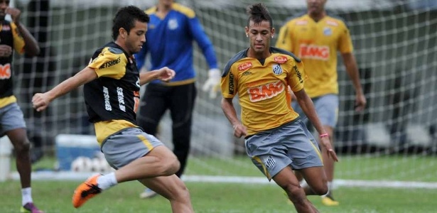 Neymar aposta que Felipe Anderson será um grande ídolo do Santos em breve - Santos F.C (Divulgação)
