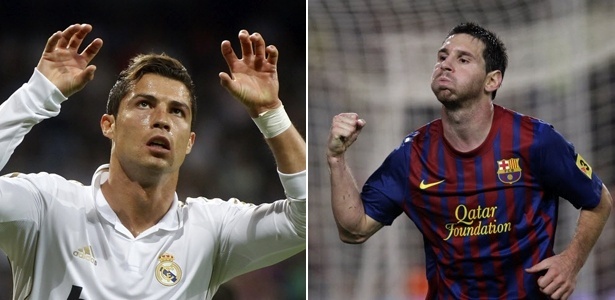 Cristiano Ronaldo  e Lionel Messi deram show nas vitórias dos grandes da Espanha - Reuters e AP