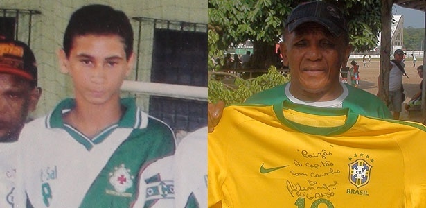 Ganso começou no futsal da Tuna Luso e mantém gratidão ao treinador Capitão - Reprodução e Bruno Freitas/UOL