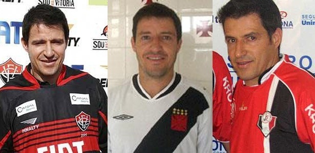 Meia Ramon Menezes vestiu 12 camisas em sua carreira profissional no futebol - Montagem/fotos divulgação